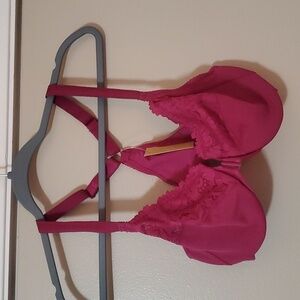 Delimira Magenta Purple Front Close Bra Size 34D NWT